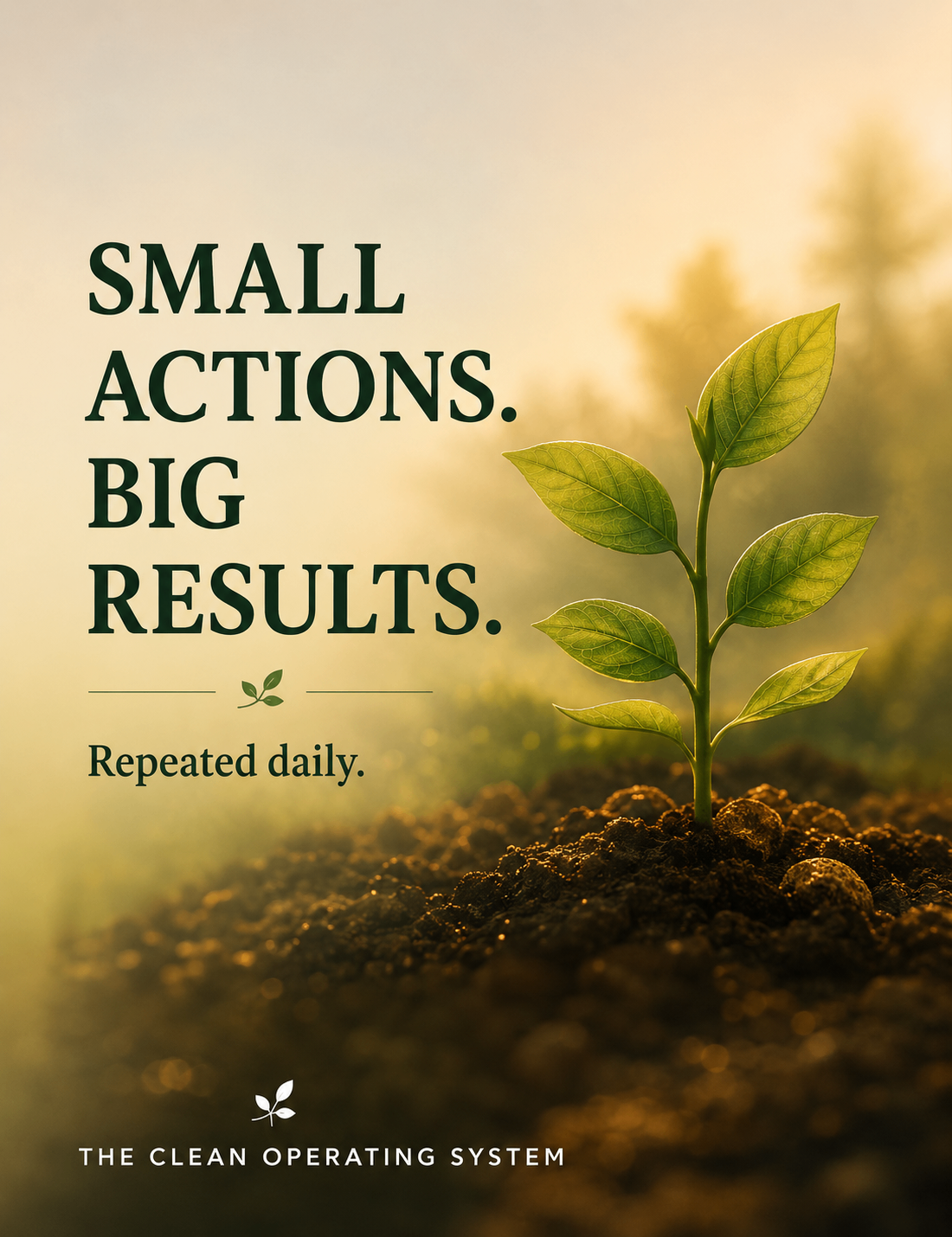 Small actions. Big results.